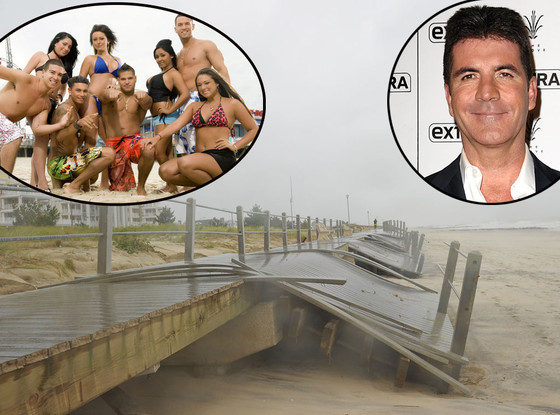 Jersey Shore Cast, Simon Cowell, Hurricane Sandy Jersey Shore Cast, Simon Cowell, Hurricane Sandy